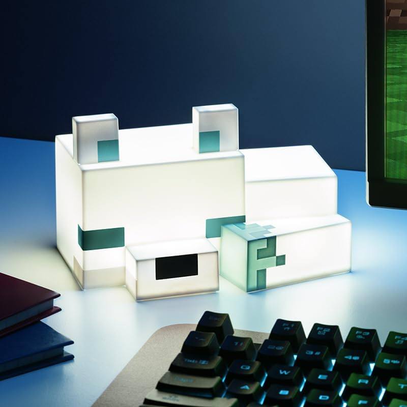 我的世界北极狐3D夜灯玩具正版