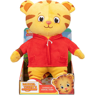 小老虎丹尼尔的邻居儿童节目毛绒公仔玩具12寸正品Daniel Tiger's
