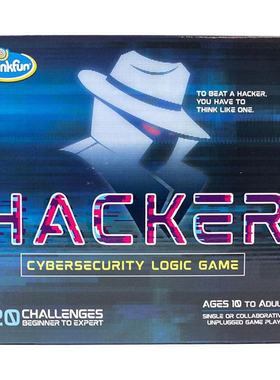 推理核心编程编码原则智力逻辑游戏STEM玩具正版 Thinkfun Hacker