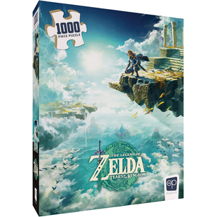 Zelda 塞尔达传说旷野之息王国之泪海拉尔地图1000片拼图玩具正版