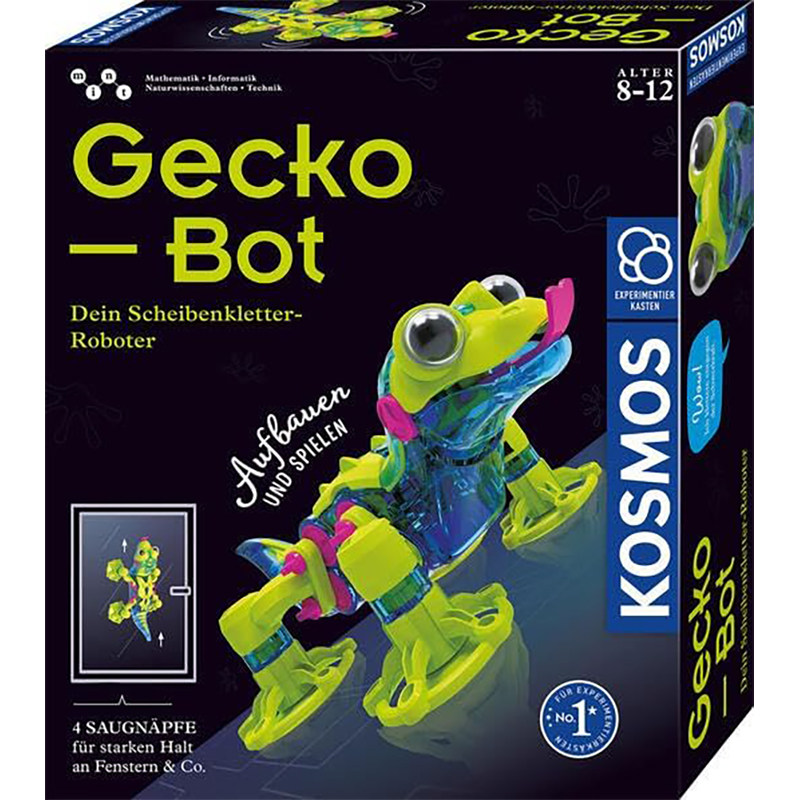 搭建壁虎机器人攀爬墙壁工程物理科学儿童STEM玩具正版 GeckoBot