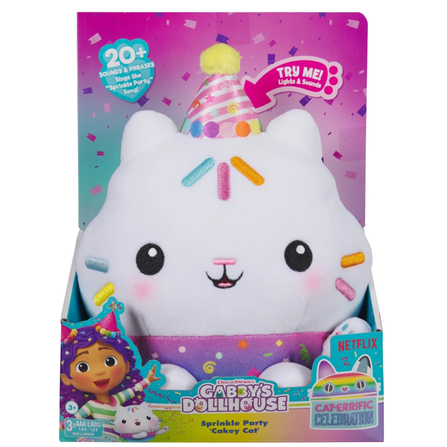 盖比娃娃人物猫咪发光音效公仔