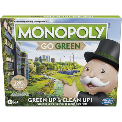 绿色环保大富翁桌游儿童玩具正版