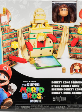 超级玛里奥大电影大金刚迷你竟技场模型公仔玩具正版 Donkey Kong