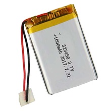 MP3 3.7V MP4MP5 523450聚合物锂充电电池GPS智能手机DVD 1000mAh