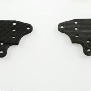 自制四驱车配件3MM碳纤维龙头托架适用于MS内避震底盘等95125