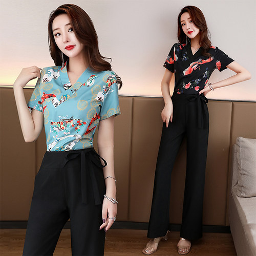 美容师工作服女新款高端气质足浴技师养生馆SPA美容院足疗店工衣