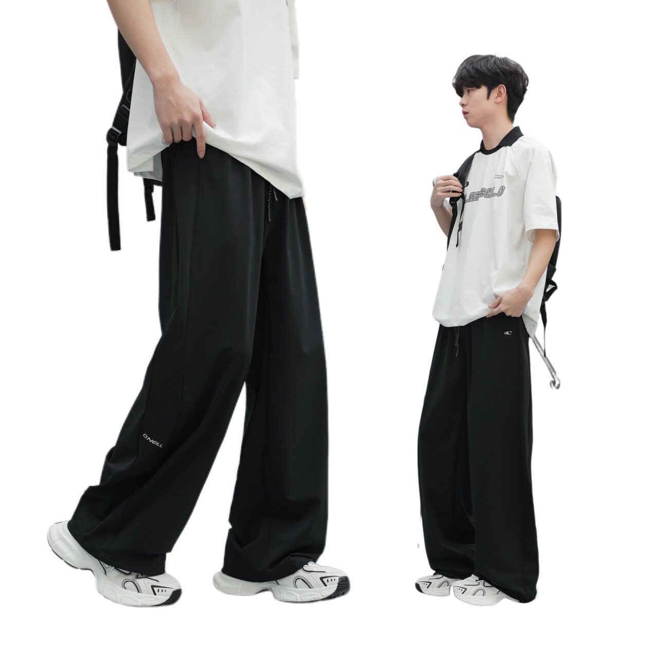 男大童夏装运动裤2026新款青少年裤子初中生春秋薄款卫裤学生长裤