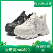 2026春款 百丽马赛克老爹鞋 厚底系带女单鞋 国内专柜正品 F1K1 F1K1D