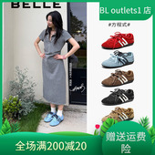 2025秋款 百丽德训鞋 圆头系带低跟休闲女鞋 国内专柜正品 E2L1 E2L1D