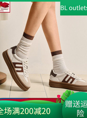 国内专柜正品2026春款百丽马年系列德训鞋厚底休闲女鞋E9Z1 E9Z1D