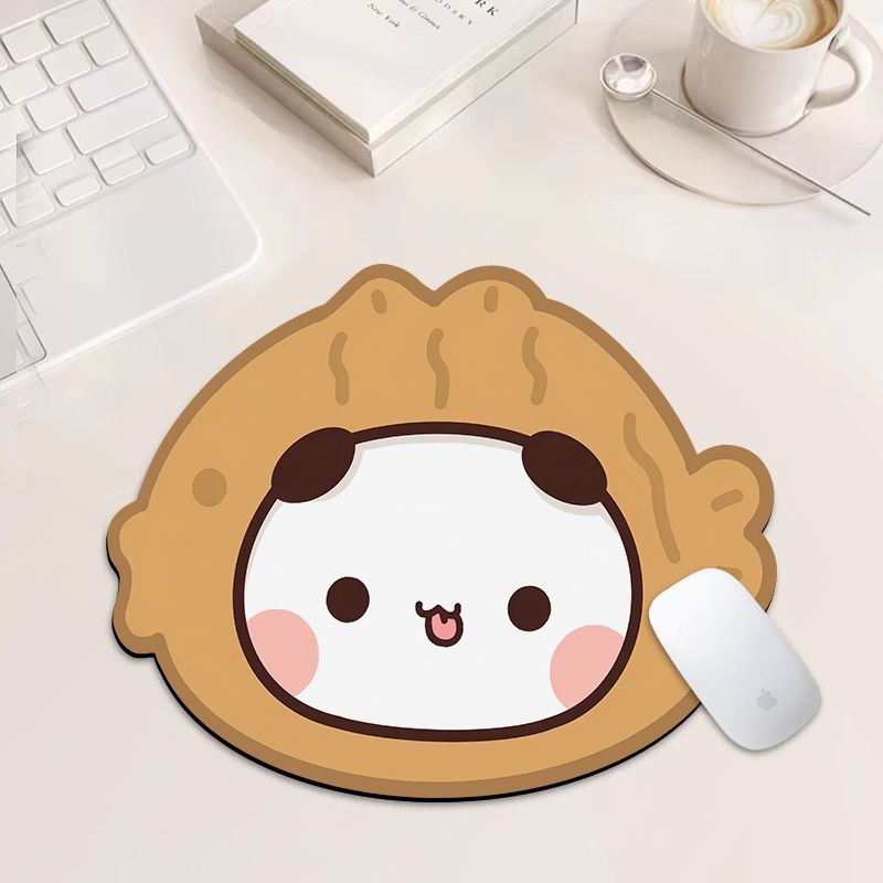 【易清理】异形一二布布鼠标垫动画Q版鲷鱼头办公室便携电脑高颜