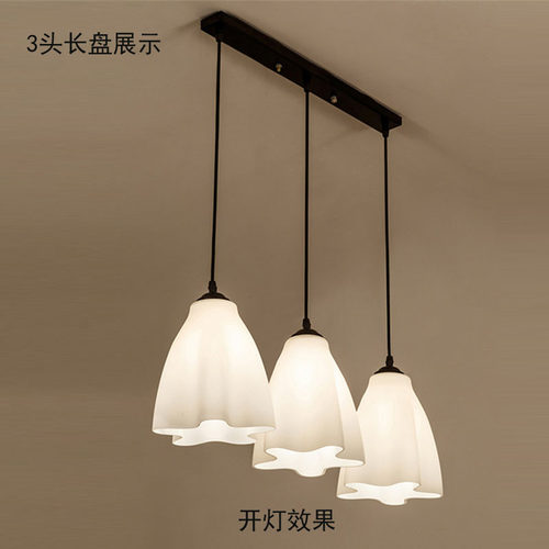 玻璃餐厅吊灯北欧美式灯吧台灯