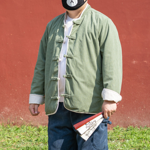 K叔 2022秋季中国风两面穿汉服盘扣复古新国潮帅气流行休闲夹克