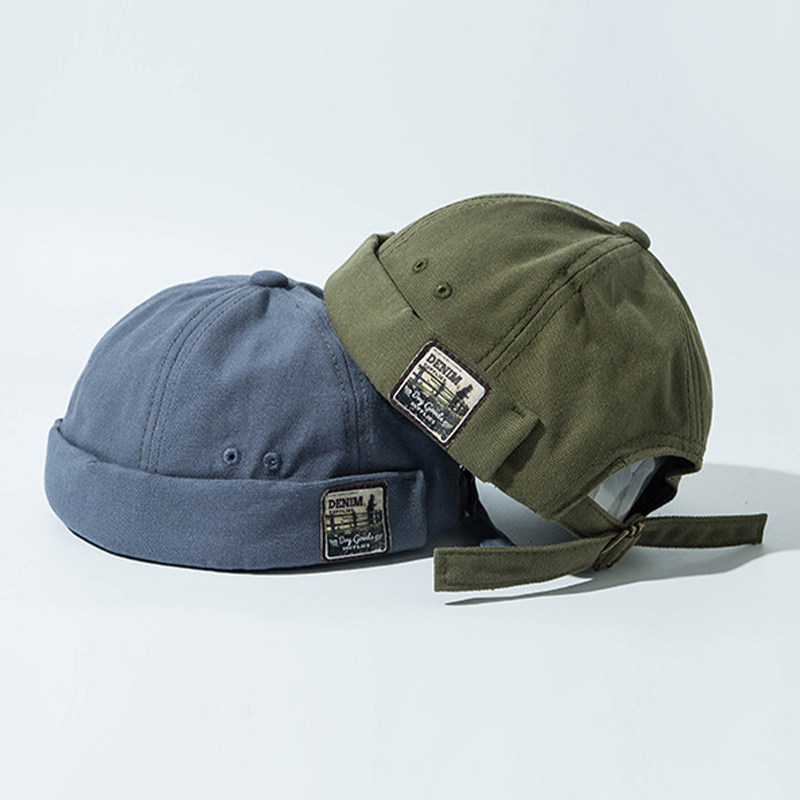 嘻哈无沿街头潮男水手地主帽