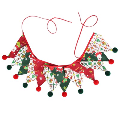 MERRY CHRISTMAS 圣诞节棉布三角旗拉花拉旗串旗帐篷旗 FY190-1