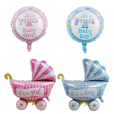 宝宝性别揭示迎婴派对气球