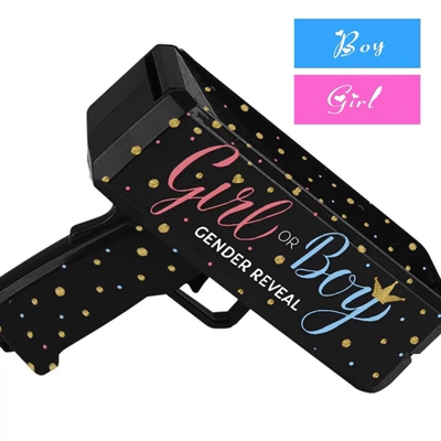 BOY OR GIRL 时尚宝宝性别揭示迎婴派对喷枪 GENDER REVEAL