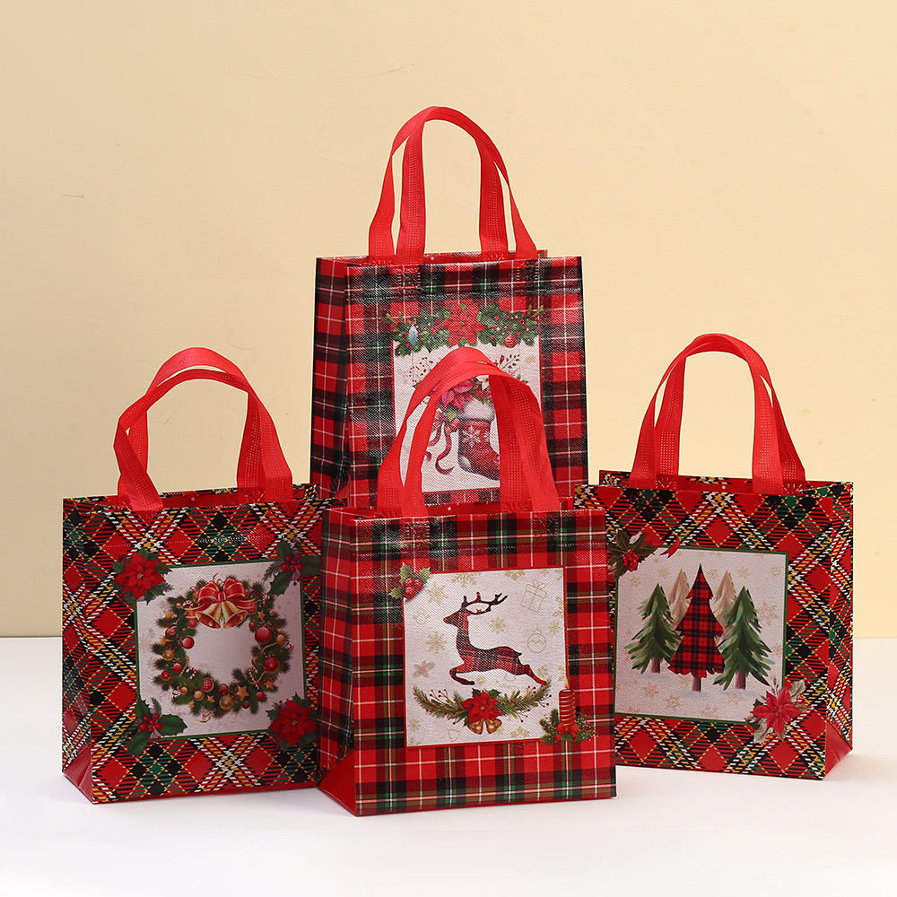 圣诞节无纺布手提袋礼品袋包装袋 MERRY CHRISTMAS