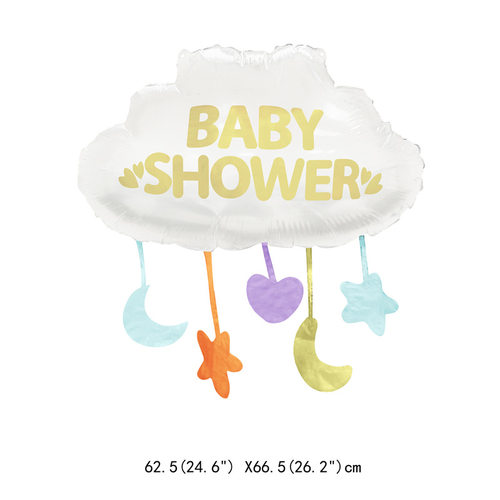 云朵BABYSHOWER迎婴派对气球