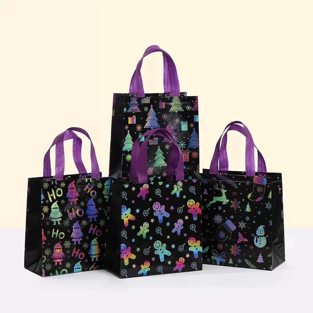 圣诞节无纺布手提袋礼品袋包装袋 MERRY CHRISTMAS