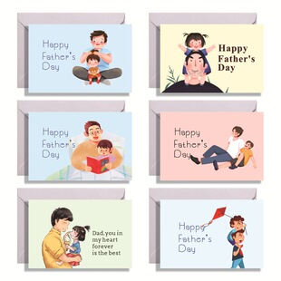 FATHER 贴纸 信封 DX1114 DAY父亲节小卡片小贺卡 HAPPY