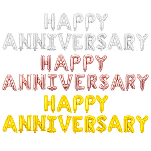 HAPPY ANNIVERSARY 周年纪念日气球 NX