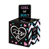 GIRL 宝宝性别揭示迎婴派对抽纸盒 BOY GENDER REVEAL