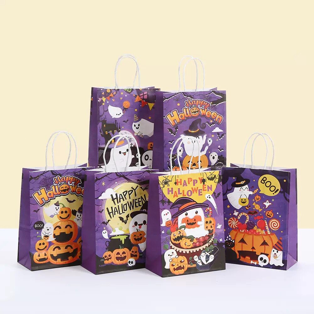 万圣节手提纸袋礼品袋包装袋 HAPPY HALLOWEEN