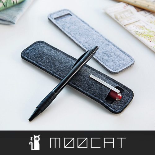 文具简约毛毡钢笔保护套单支多支