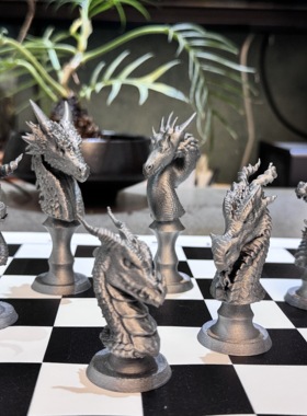 3D打印～龙族国际象棋～一套6枚