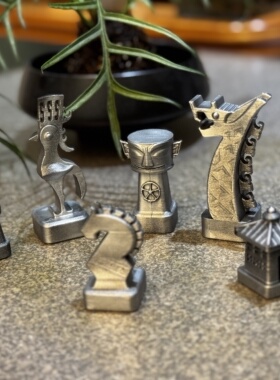 国际象棋～三星堆（6枚）【3D打印】(排单打印)