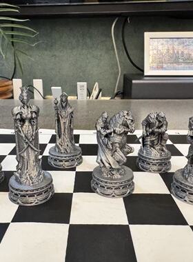 国际象棋史诗奇幻人类风格3D打印摆件