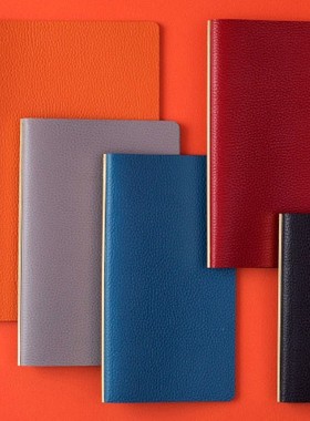 日本 PLOTTER Shrink系列活页书皮 真皮A5 手册 6孔 收纳