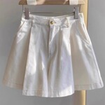 牛仔短裤2026夏季新款高腰阔腿休闲简约设计感小众显瘦宽松裤子女