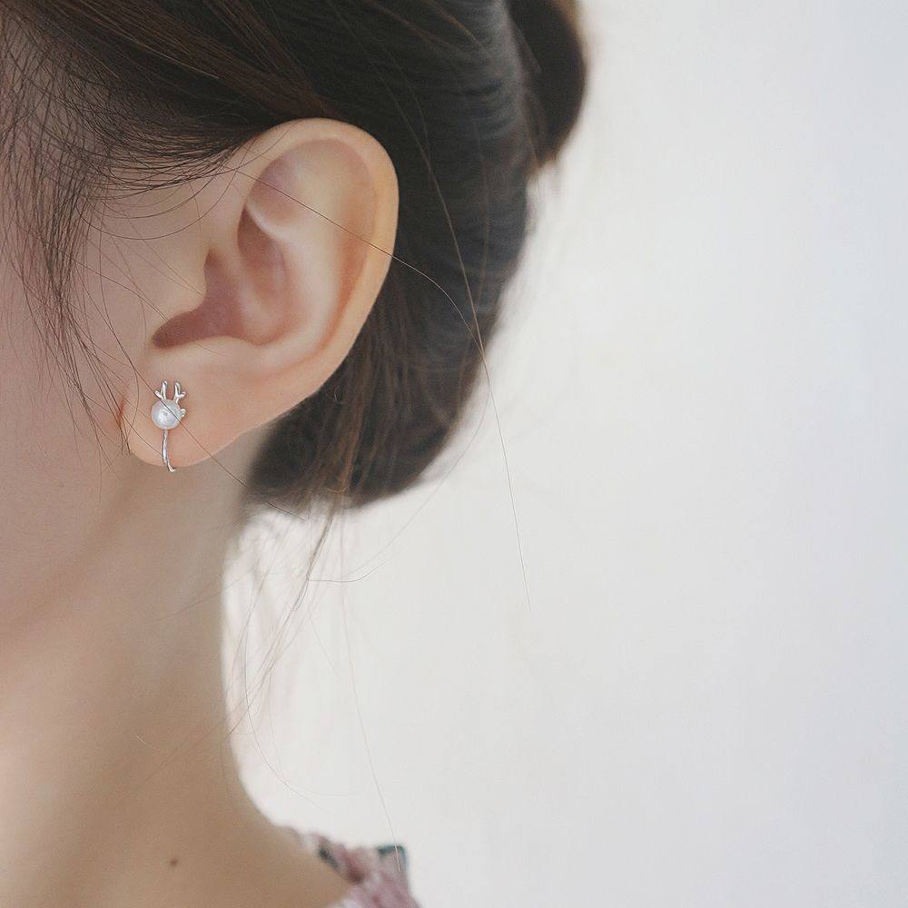 贝珠小麋鹿925纯银耳夹无耳洞女高级感简约性冷淡风仙气森系超仙,饰品/流行首饰/时尚饰品新,耳夹,淘宝优惠券,粉丝福利购,淘宝优惠卷