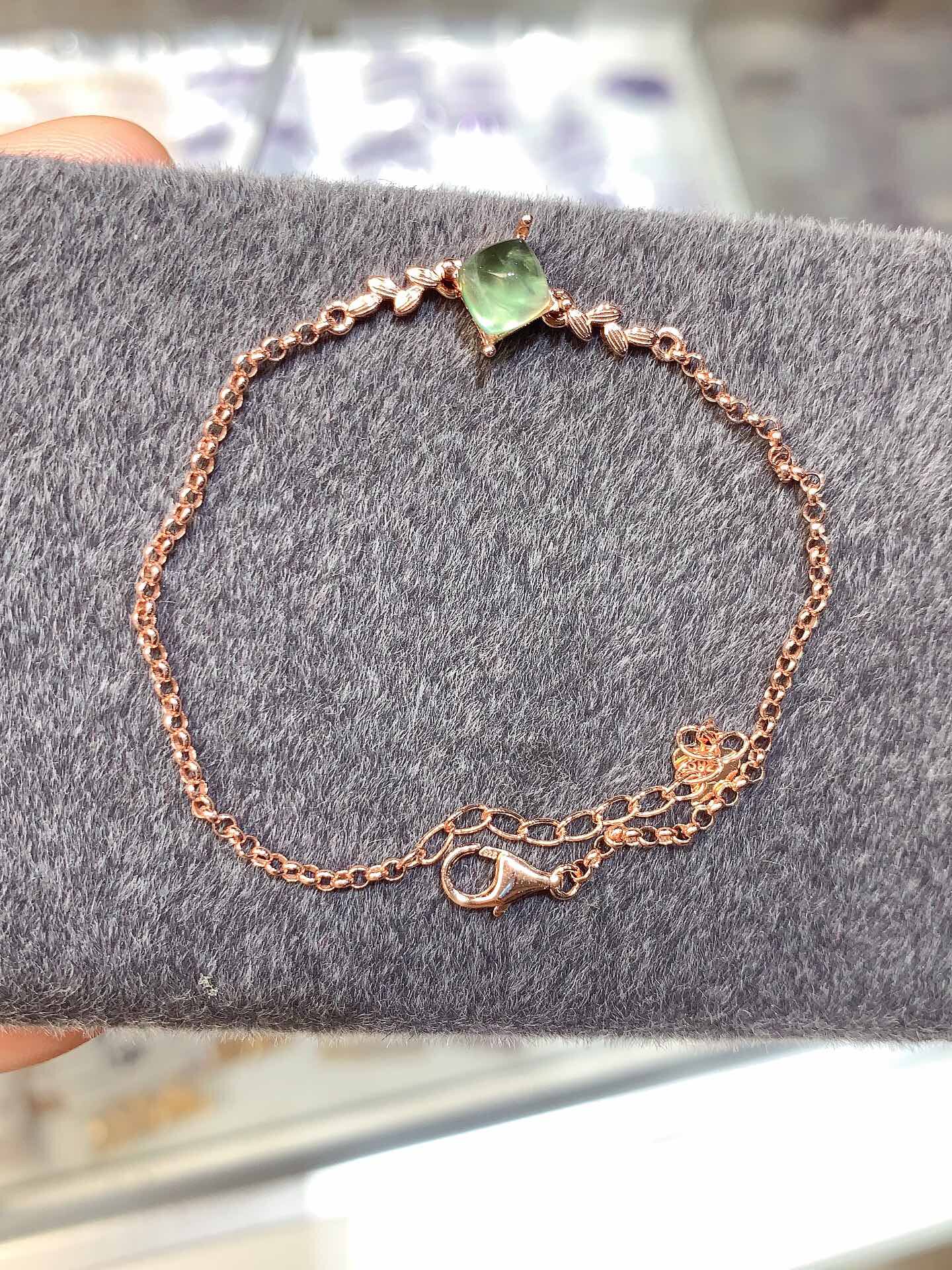 【中国地质大学】金葡萄石手链,精工艺,磨砂质感,沉甸甸 主石