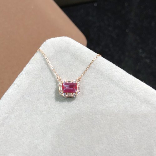 绝美亚历山大项链，具有强烈的红绿变色效应情人节礼物礼物圣诞节