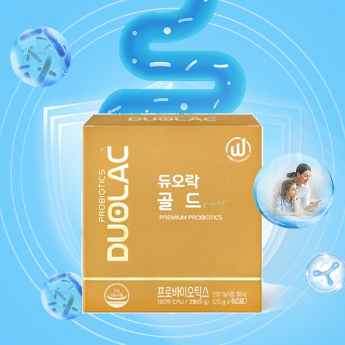 韩国DUOLAC黄金益生菌男士女士gold孕妇双岐杆菌菌养护肠道60包