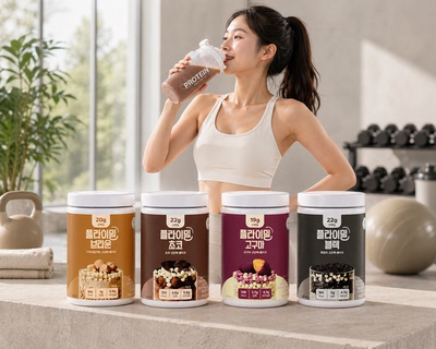 韩国flimeal protein shake饱腹抹茶巧克力奶昔蛋白质代餐粉630g