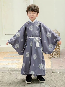 男童汉服新款儿童少爷帅气公子国学表演唐装古装中国风男孩演出服