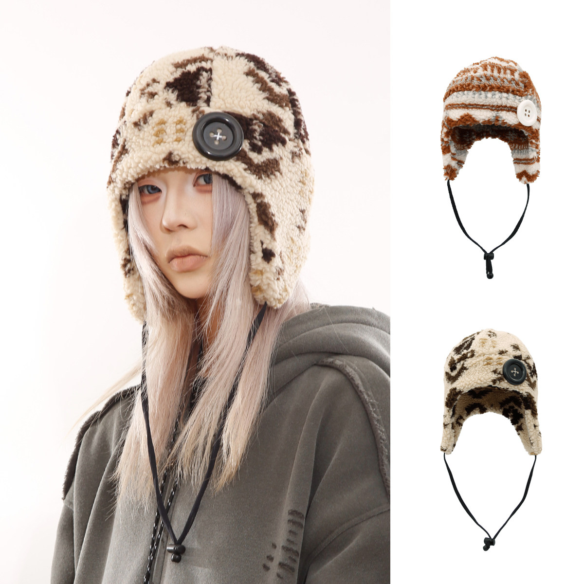 beamlife原创复古民族风护耳帽