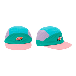 速干棒球帽子女原创自制嘻哈街头滑板抽绳软檐重工薄款 五片鸭舌帽