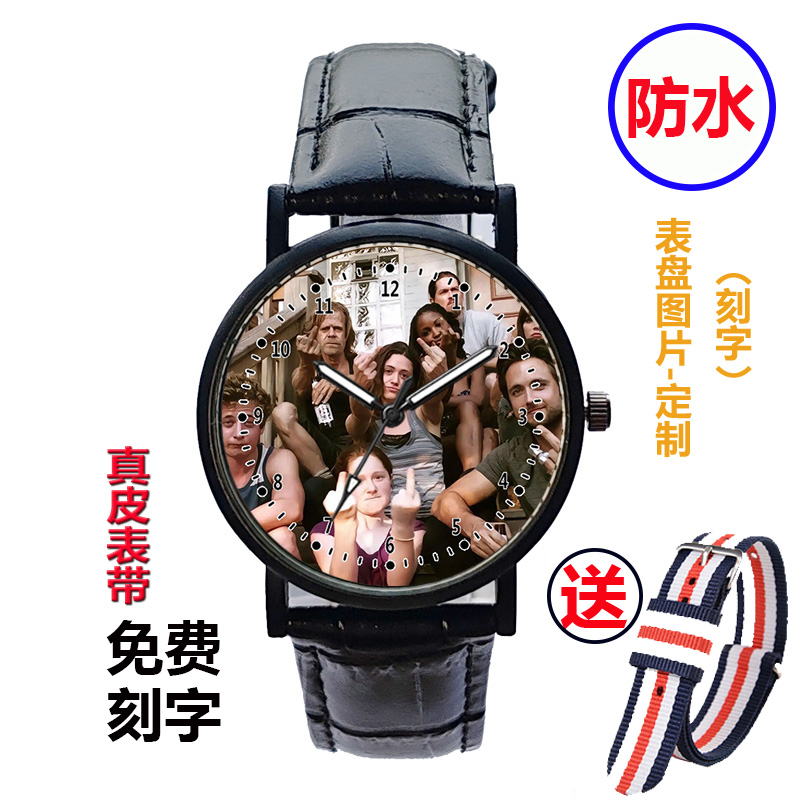 电影无耻之徒防水手表初高中学生专用电子石英表节日礼物来图定制