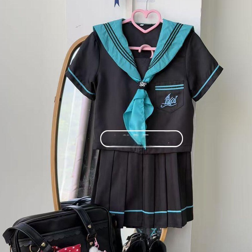 原创JK水手服日系校供水手服显瘦jk制服裙基础款学院风套装女
