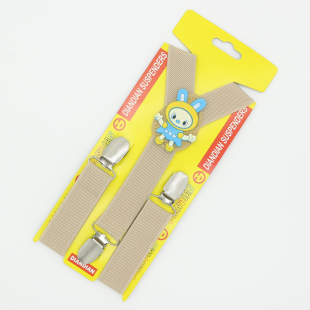 儿童背带夹小孩裤 带松紧防滑肩带男童宝宝幼儿弹力可调节潮 子吊裤