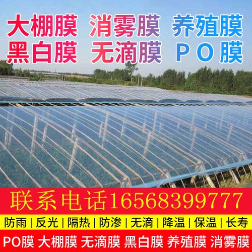 大棚膜PE无滴膜黑白膜使用寿命长