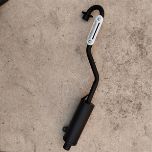 大公牛沙滩车排气管110CC-150CC四轮摩托改装消声器单铁排气管