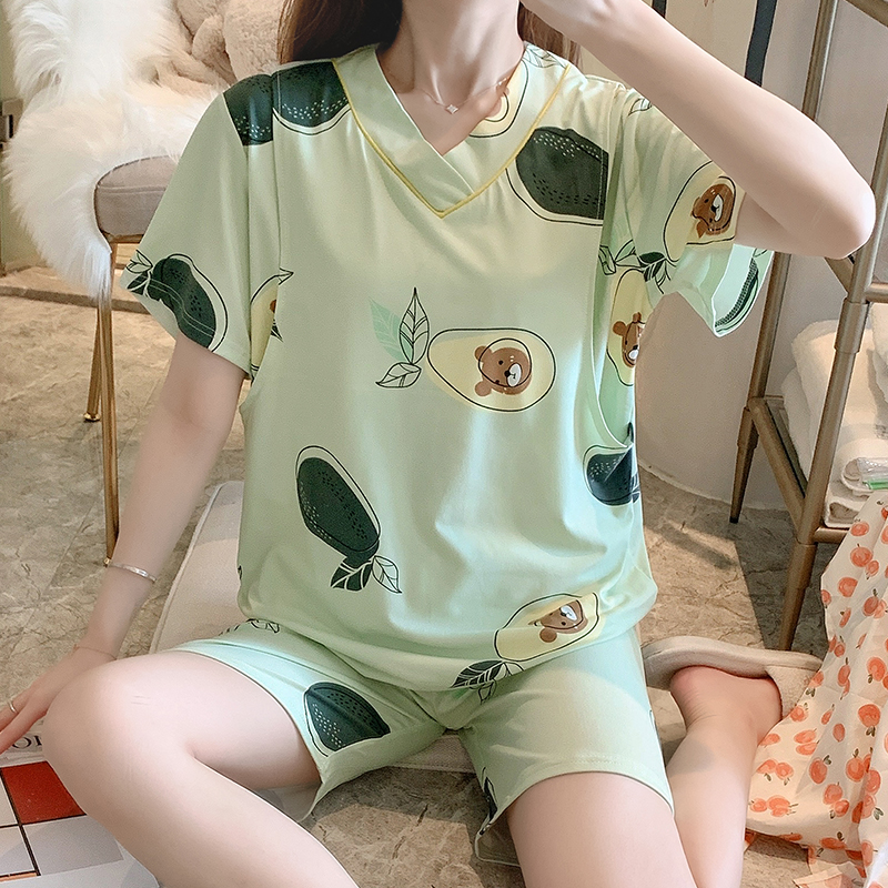 夏季短袖月子服纯棉孕妇睡衣女夏天薄款产后外出喂奶产妇哺乳套装
