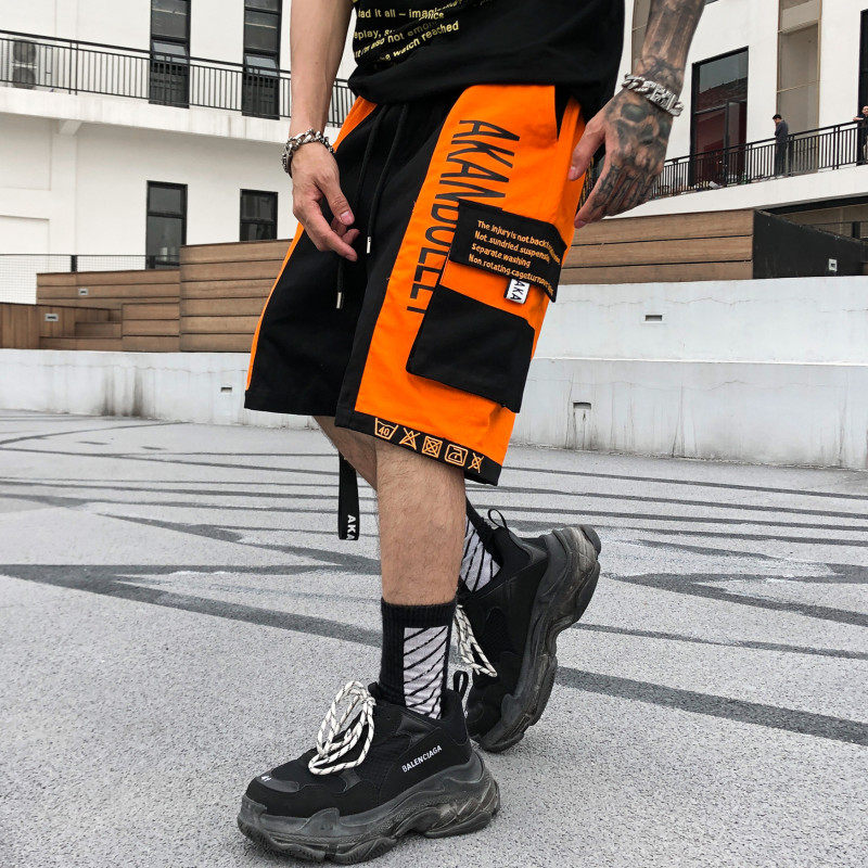 2019韩版百搭工装短裤ins潮牌短裤男 运动男士宽松港风潮流五分裤|ruв категории Мужская одежда, брюки - от Buy2taobao.com для оказания профессиональной услуги покупки агента Taobao